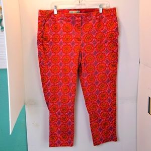 Boden womens ankle pants 14r floral
